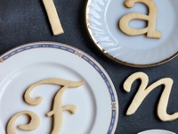 Julep Typography Cookies